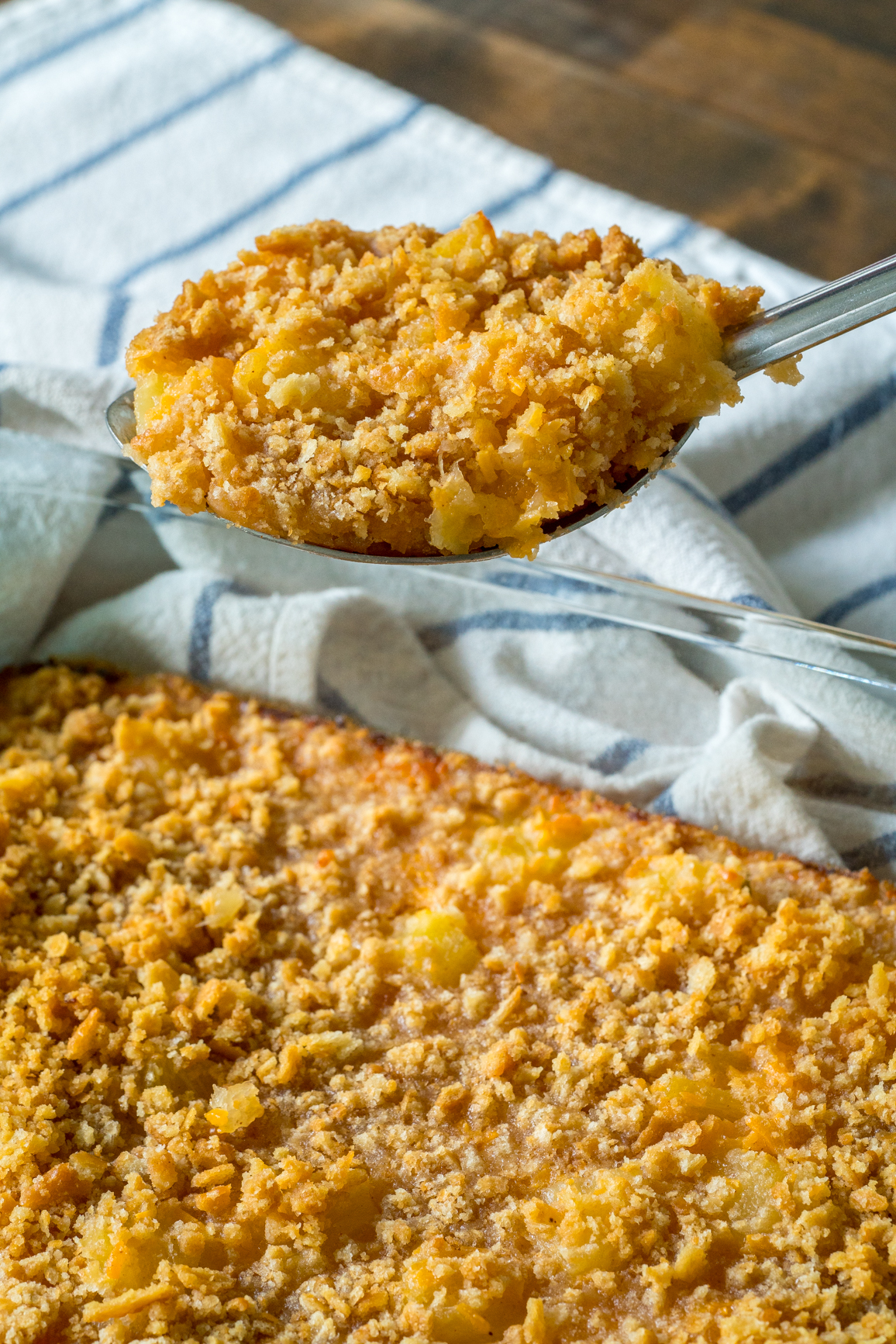 Cheesy Ritz Pineapple Casserole 12 Tomatoes