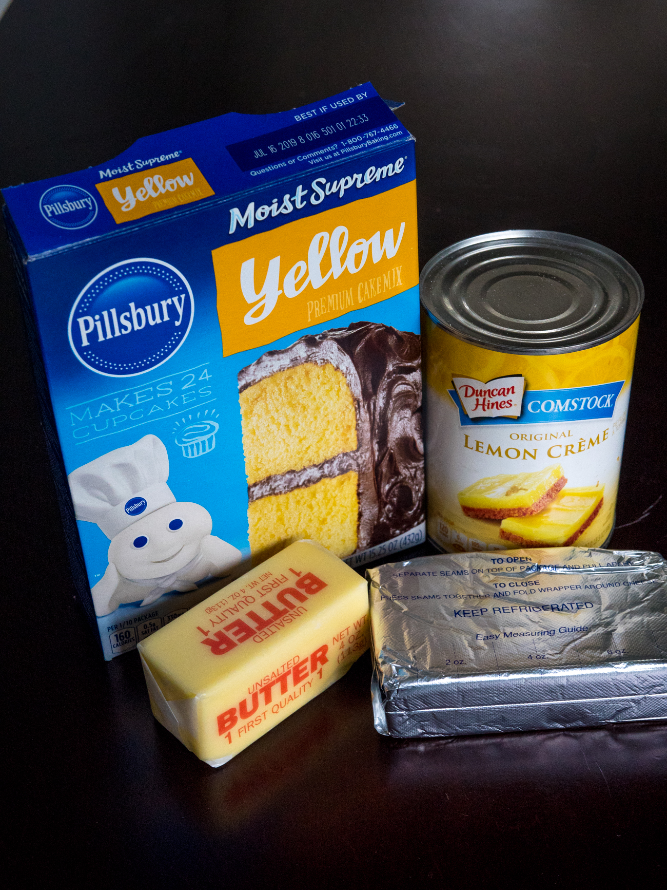 Lemon Cream Cheese Dump Cake 1