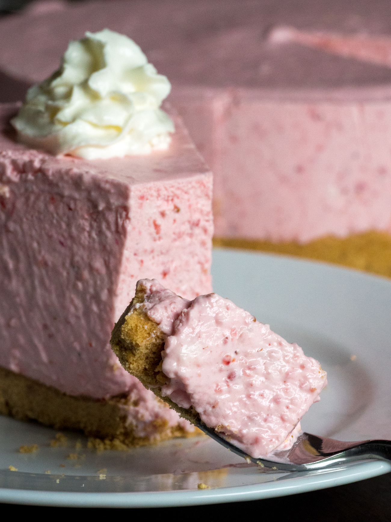 No-Bake Strawberry Cheesecake 9