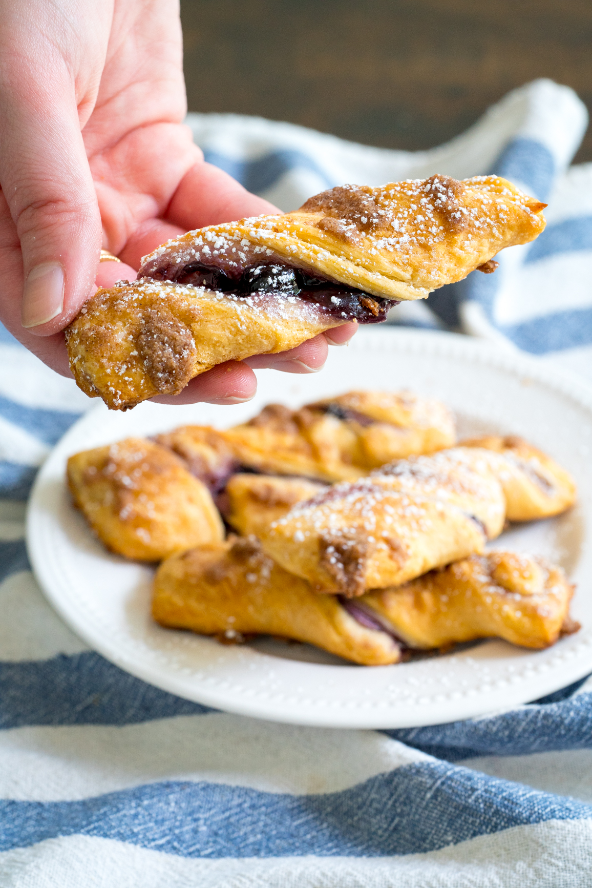 Blueberry Crumb Twist Sticks 9