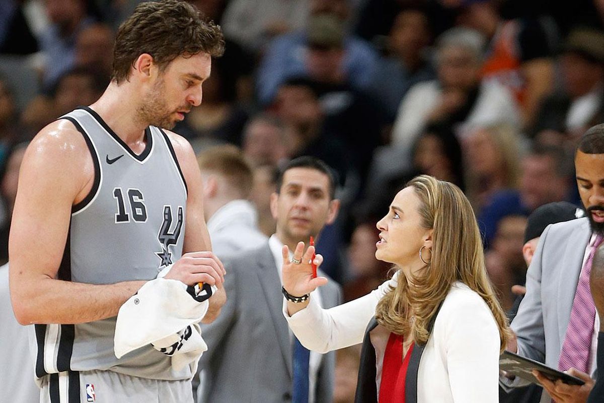Becky Hammon is the first full-time assistant coach in any of North America's four major male sports leagues. She's coached for the San Antonio Spurs since 2014.
