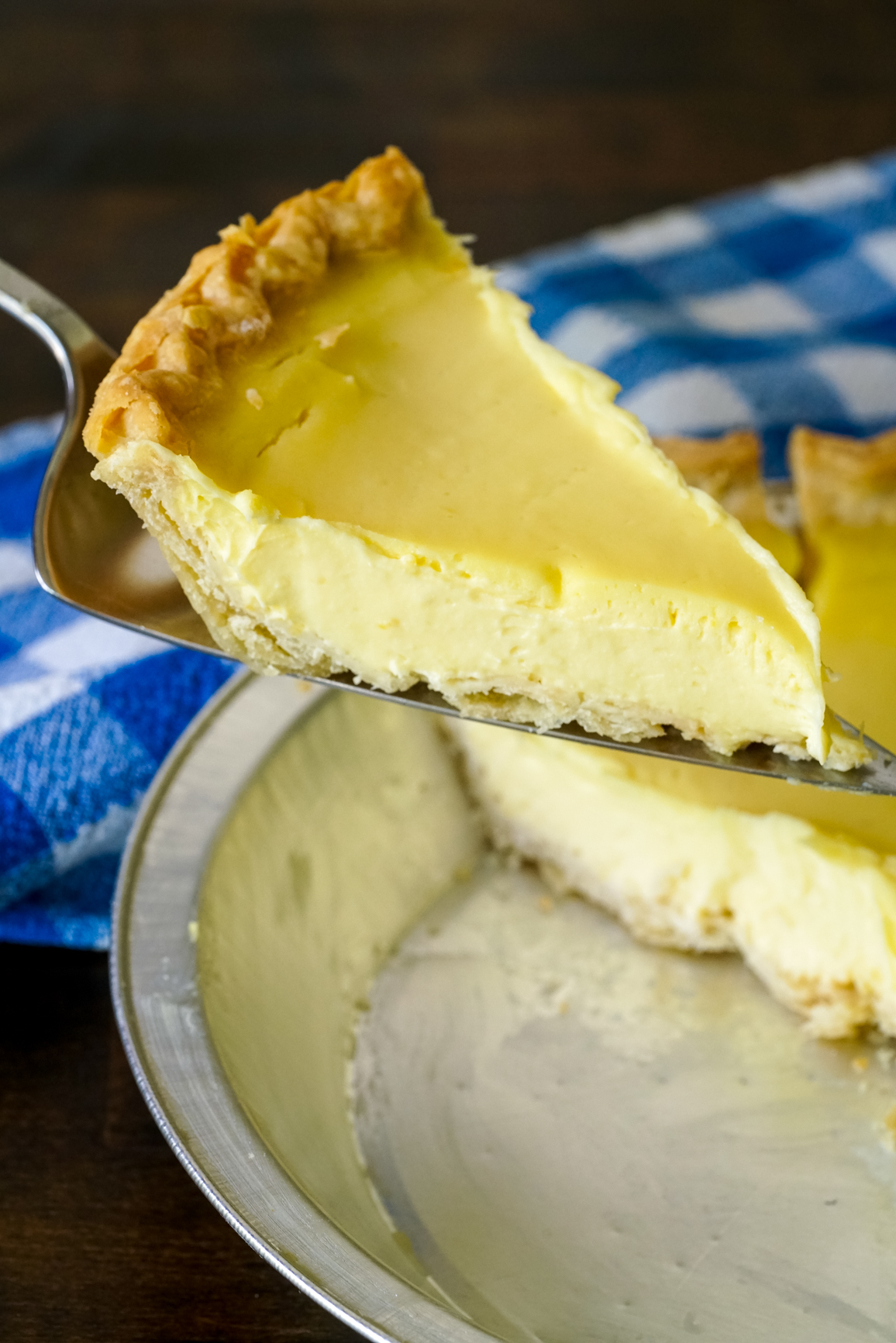 Meyer Lemon Sour Cream Pie 12 Tomatoes