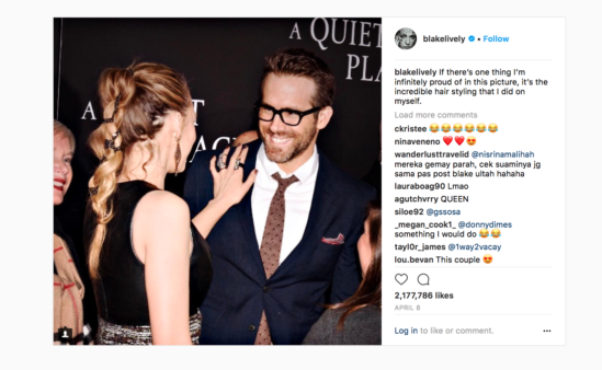 Blake Lively and Ryan Reynolds enjoy social media banter that straddles the line between harsh and hilarious.