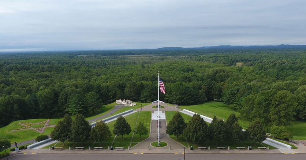 Source: Ken Ebsen The Highground Veterans Memorial in Neillsville, Wisc. is a a 155-acre manned veterans memorial park.