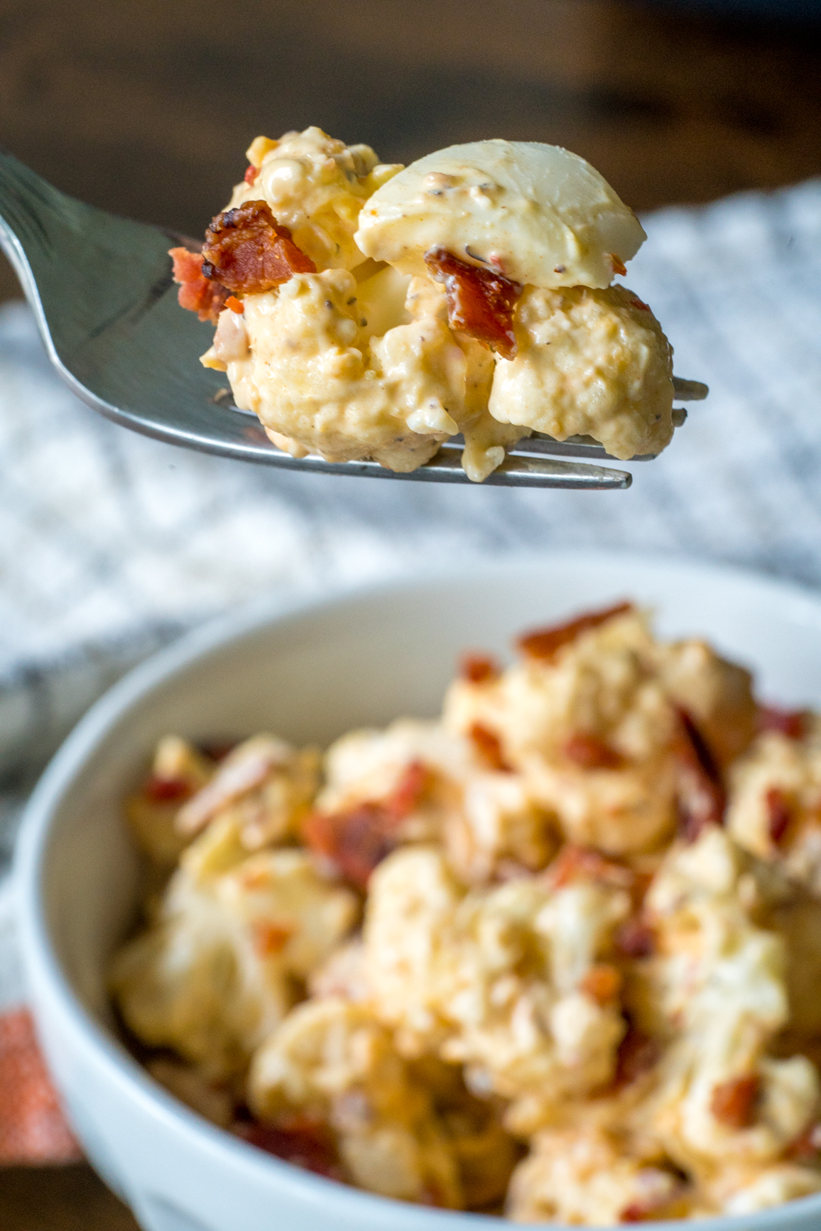 Cauliflower Bacon Egg Salad 12
