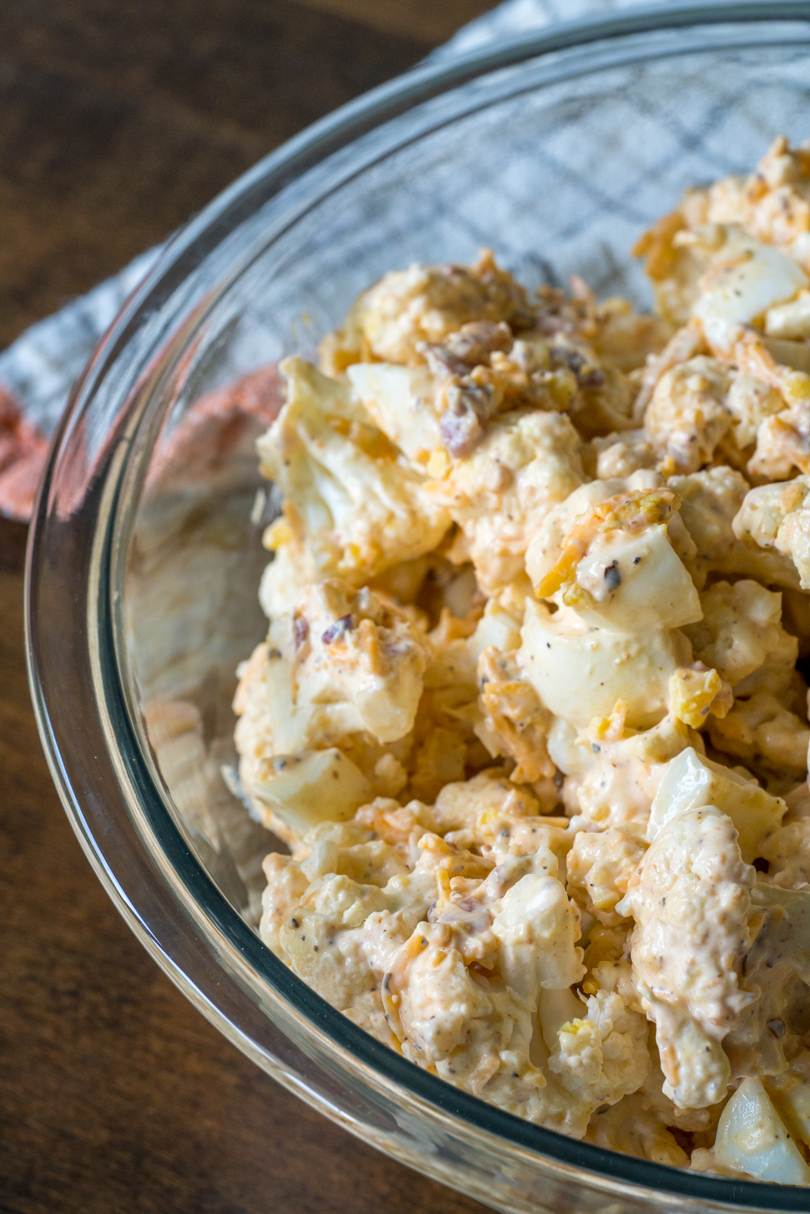Cauliflower Bacon Egg Salad 12 Tomatoes