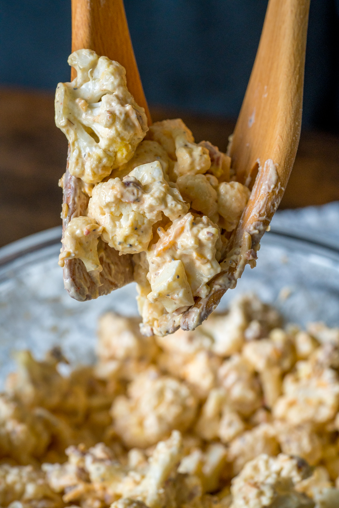 Cauliflower Bacon Egg Salad 7