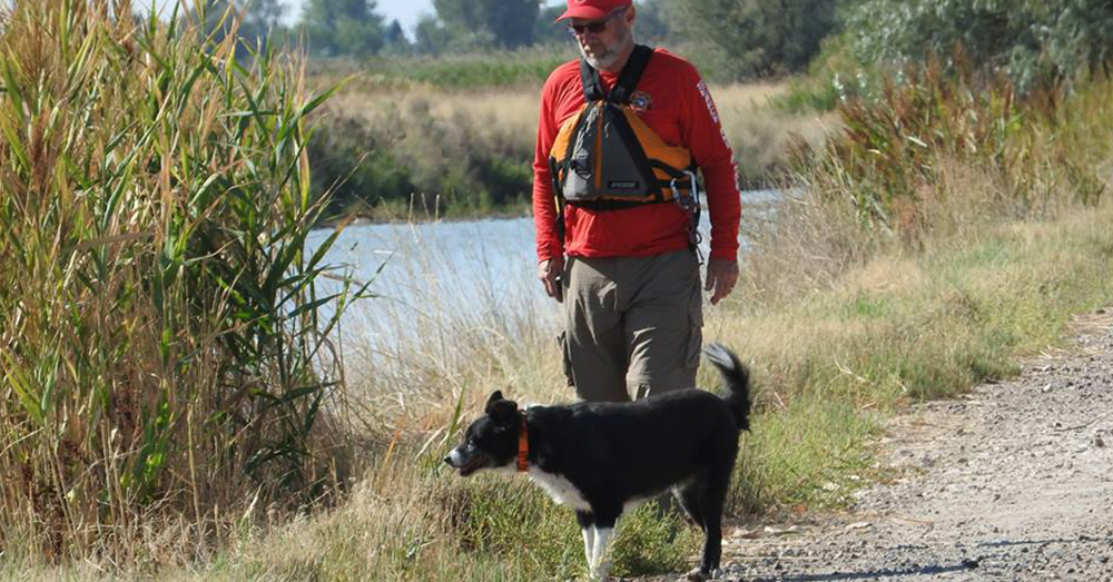 Source: Facebook/Weber County Search and Rescue Bryan Bennet with Jackie.