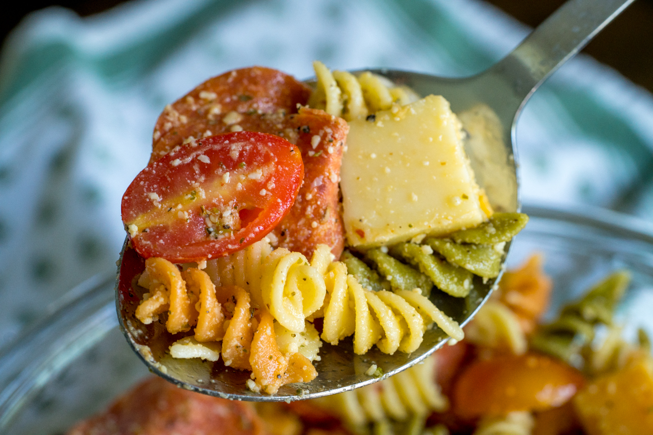 Pepperoni Pizza Pasta Salad 9