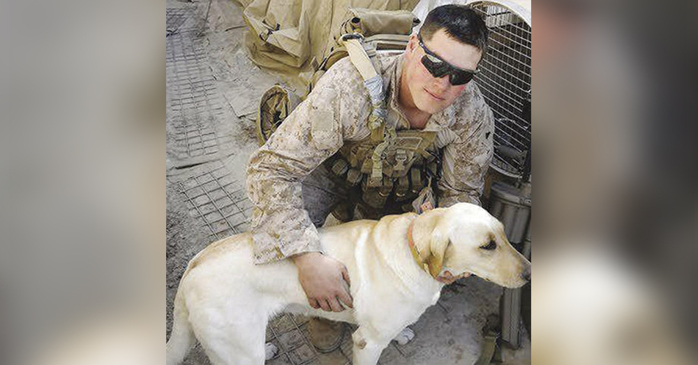Source: U.S. Marines U.S. Marine Nick Montez and Mally.