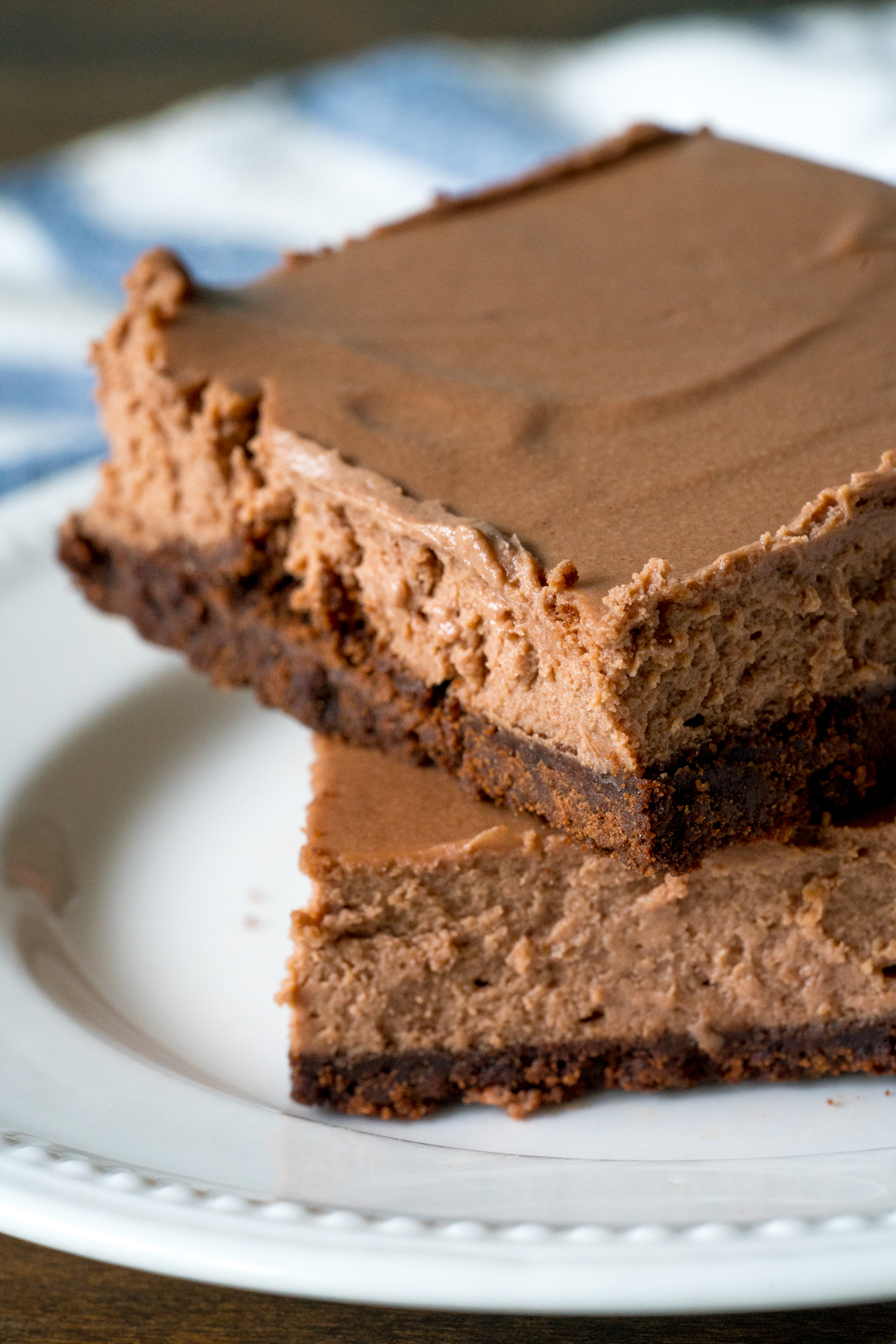 Chocolate Cheesecake Bars 11