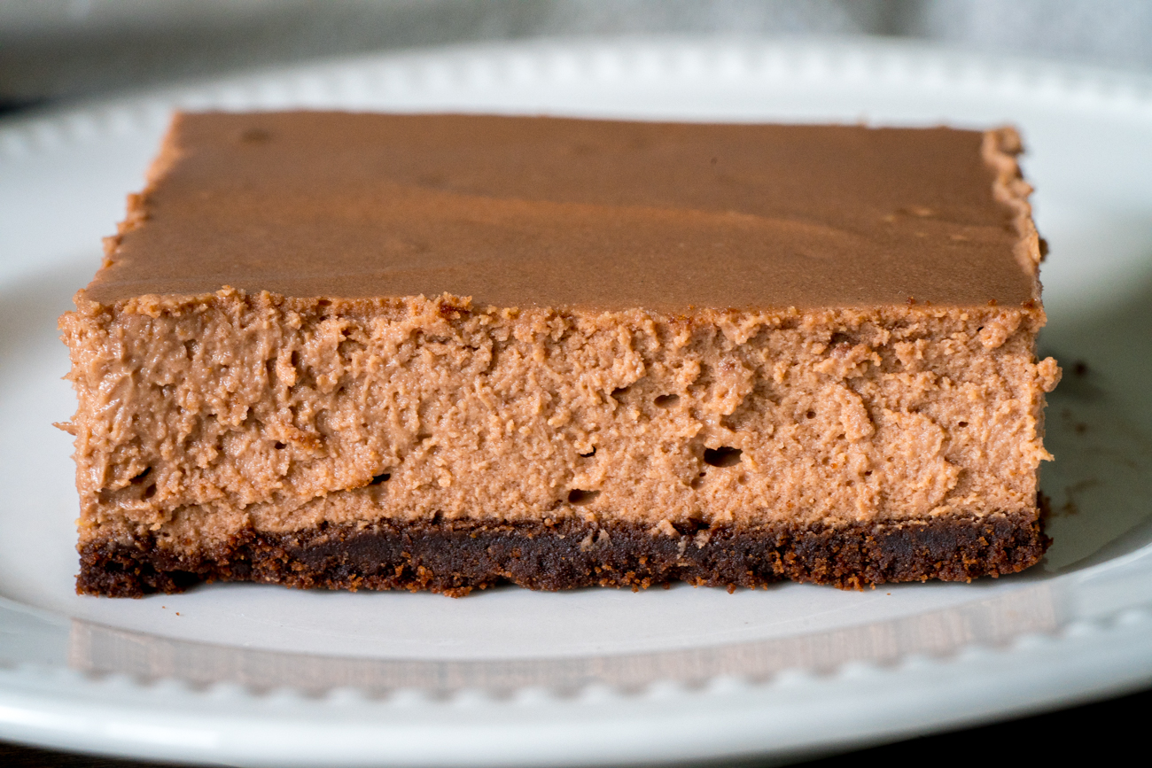 Chocolate Cheesecake Bars 4