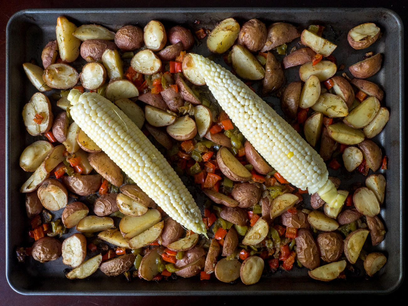 Roasted Potato Veggie Salad 12