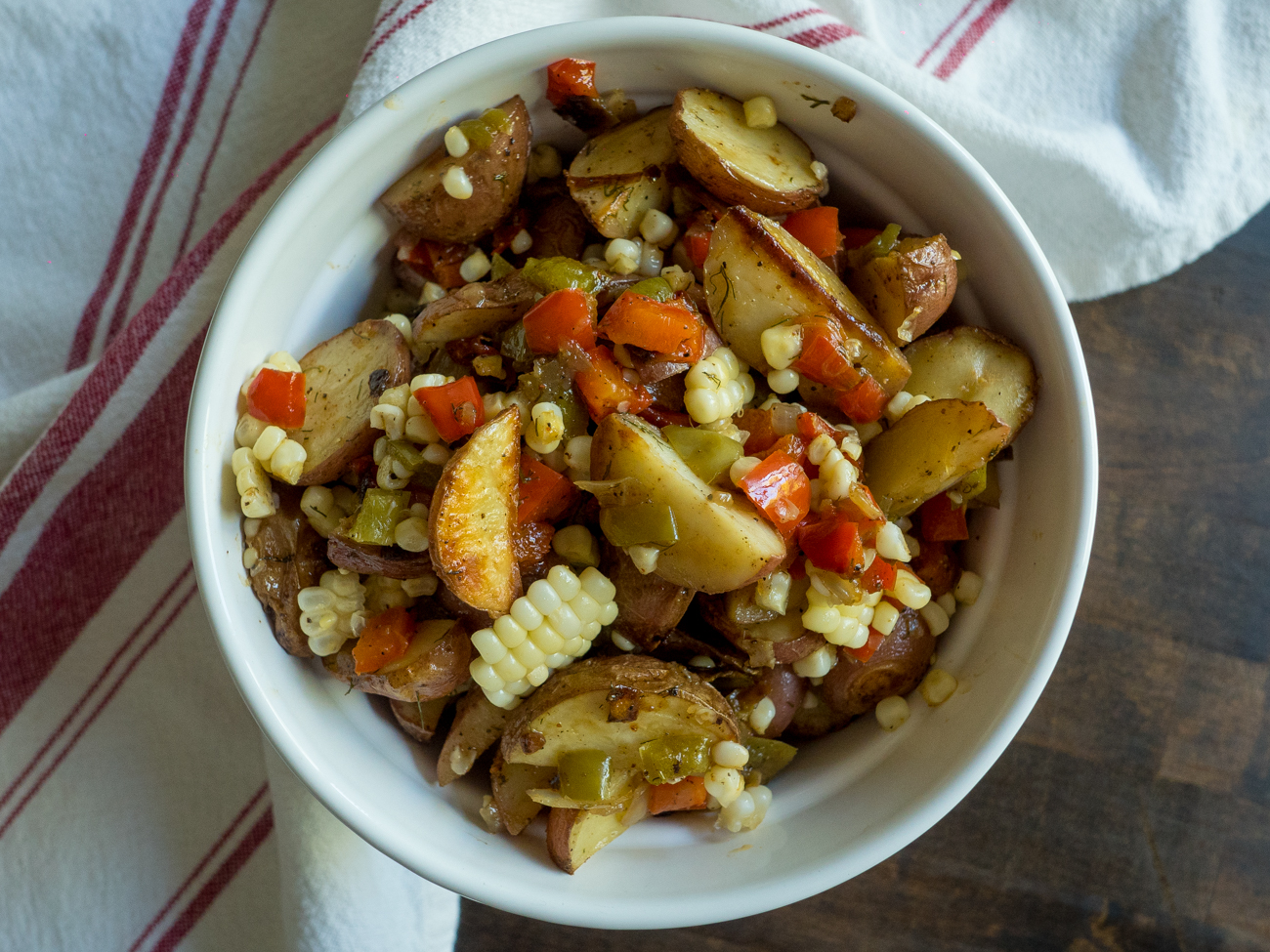 Roasted Potato Veggie Salad 13
