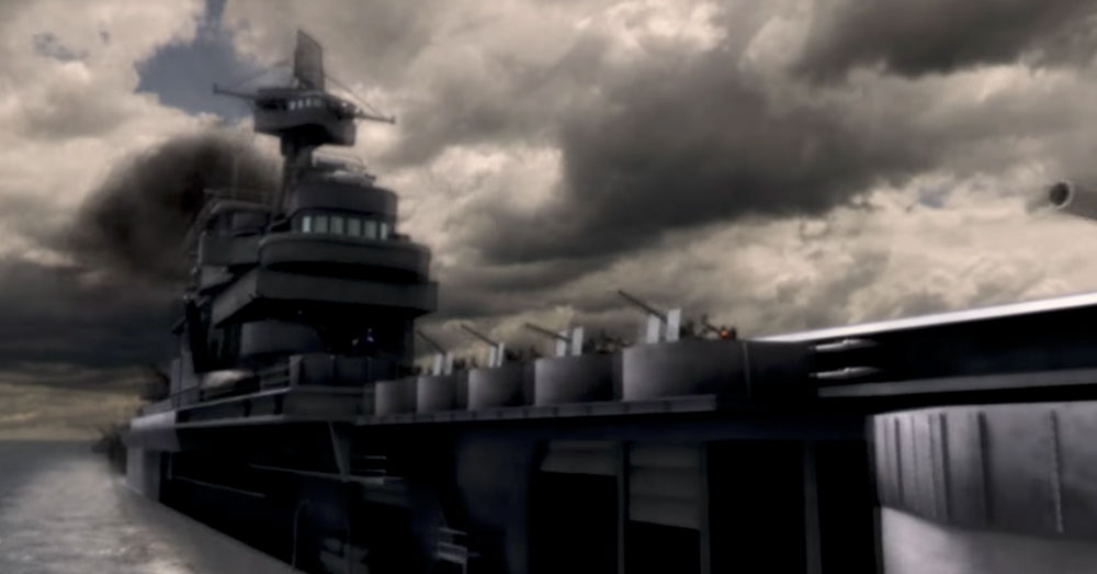Source: YouTube/HISTORY The battle of Guadal Canal involved massive naval powers.