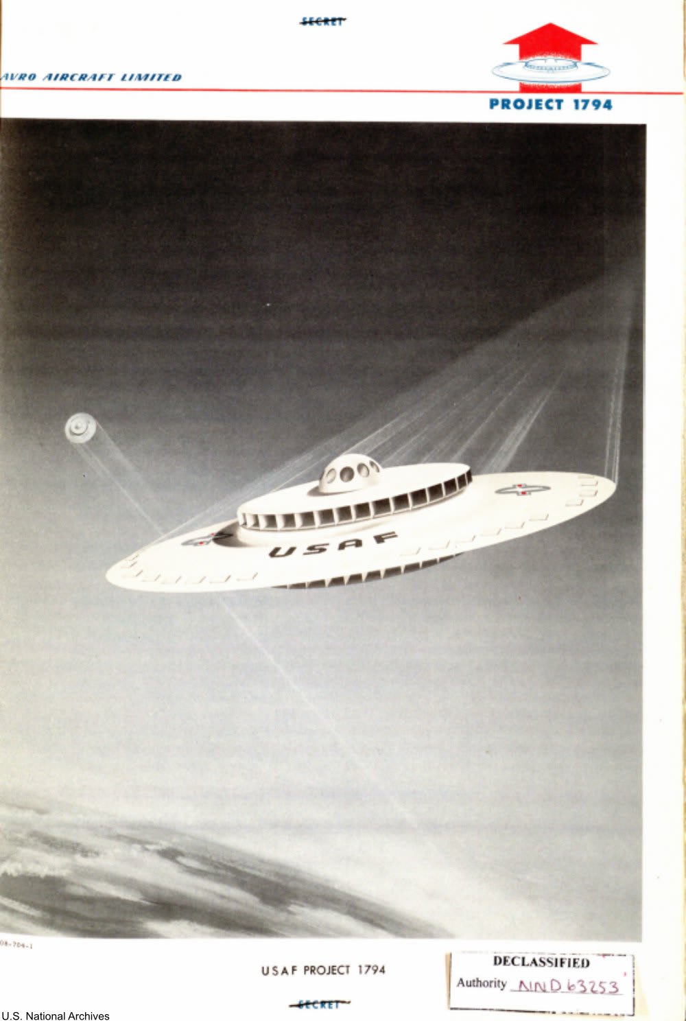 The 1950s Flying Saucer That the U.S. Government Kept Classified