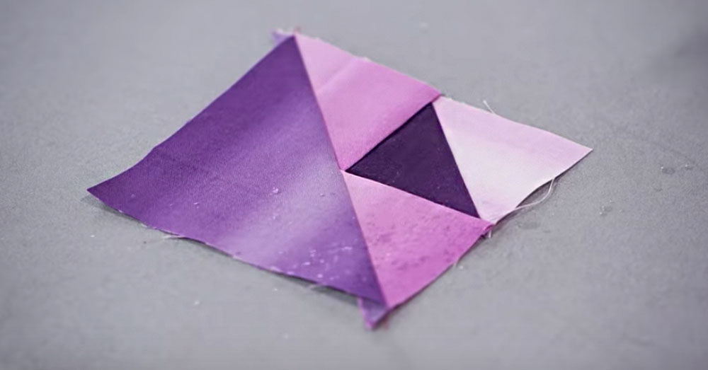 triangle quilt 2