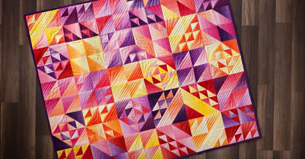 triangle quilt 3