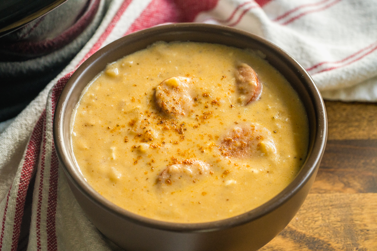 Slow Cooker Cajun Potato Soup Live Play Eat
