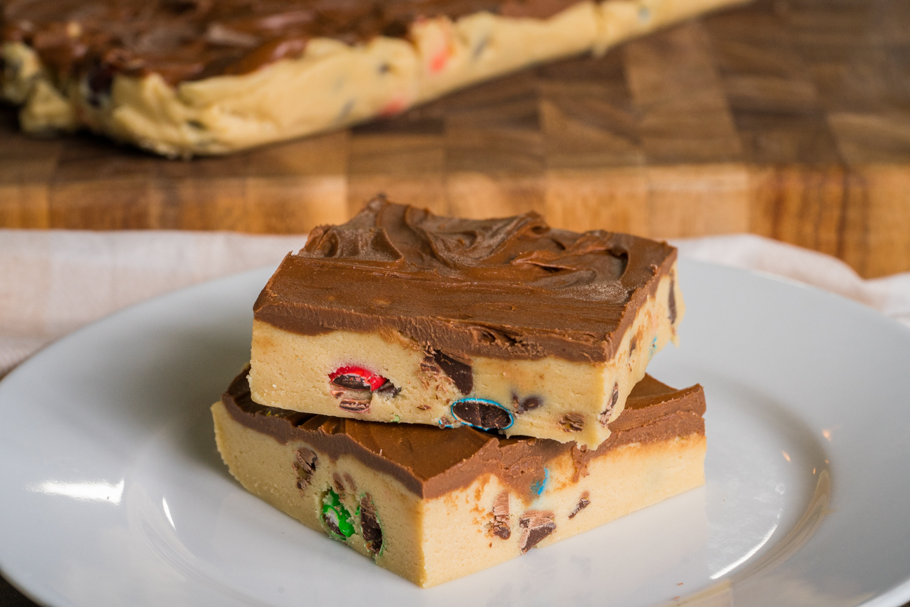 NoBake Cookie Dough Bars Live Play Eat