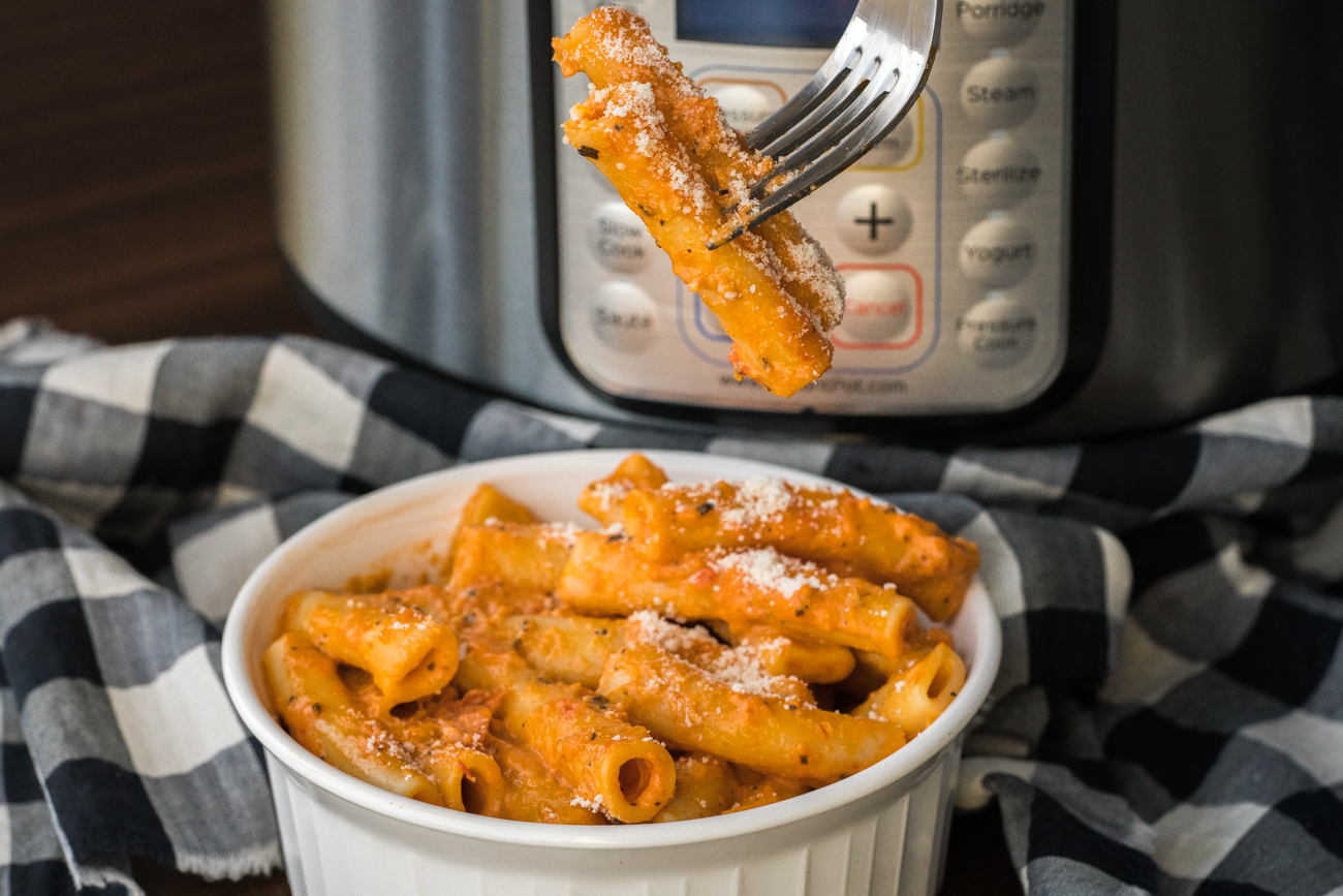Instant Pot Creamy Ziti Cooking Panda