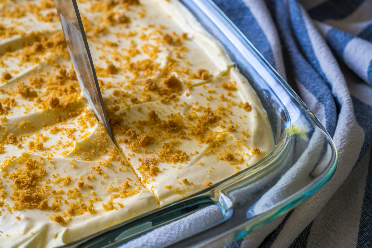 Rhubarb Pudding Bars Live Play Eat