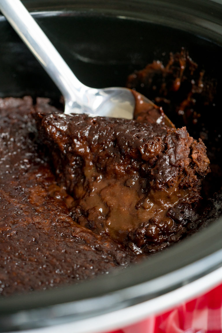 Slow Cooker Chocolate Lava Cake Cooking Panda