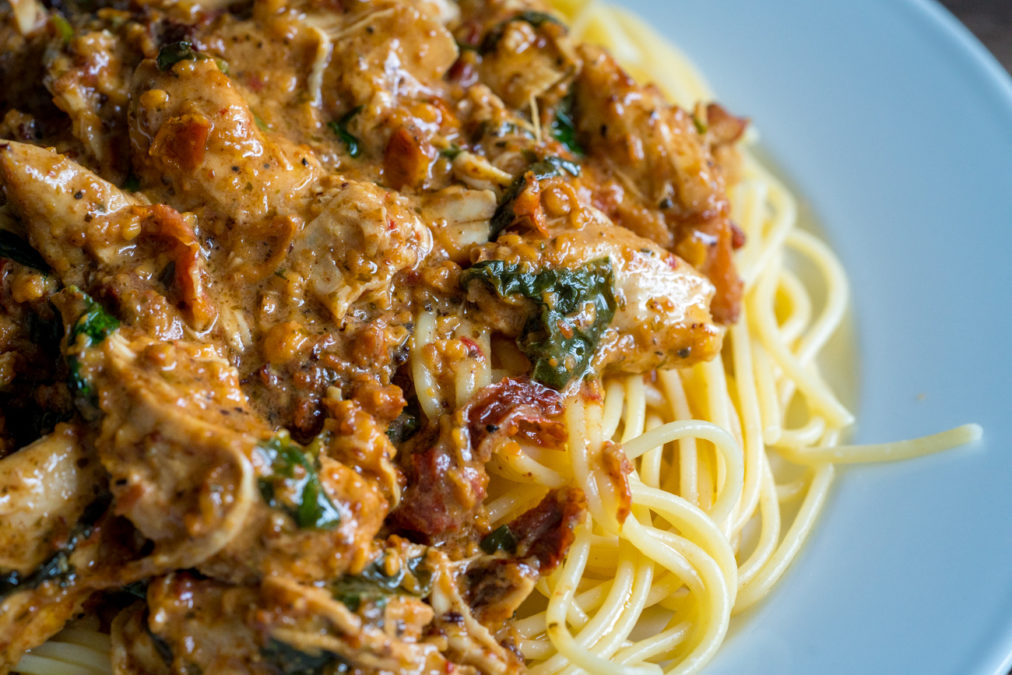 Slow Cooker Tuscan Chicken Cooking Panda