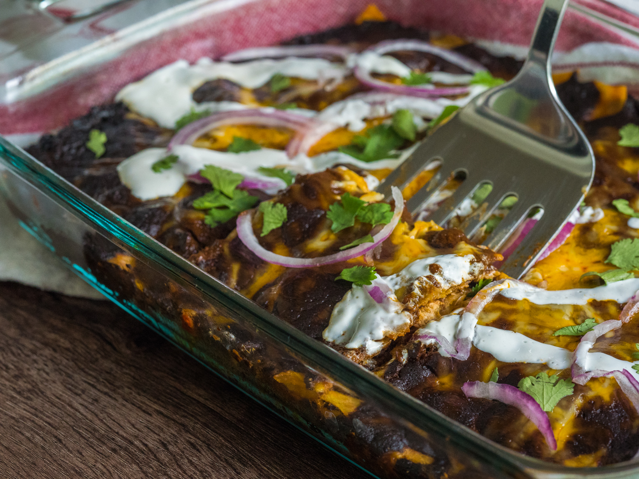 Chicken Mole Enchilada Casserole Cooking Panda