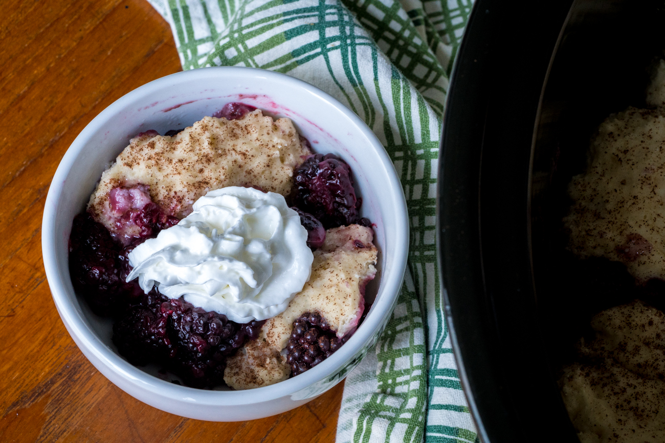 Down Home Slow Cooker Blackberry Dumplings Cooking Panda