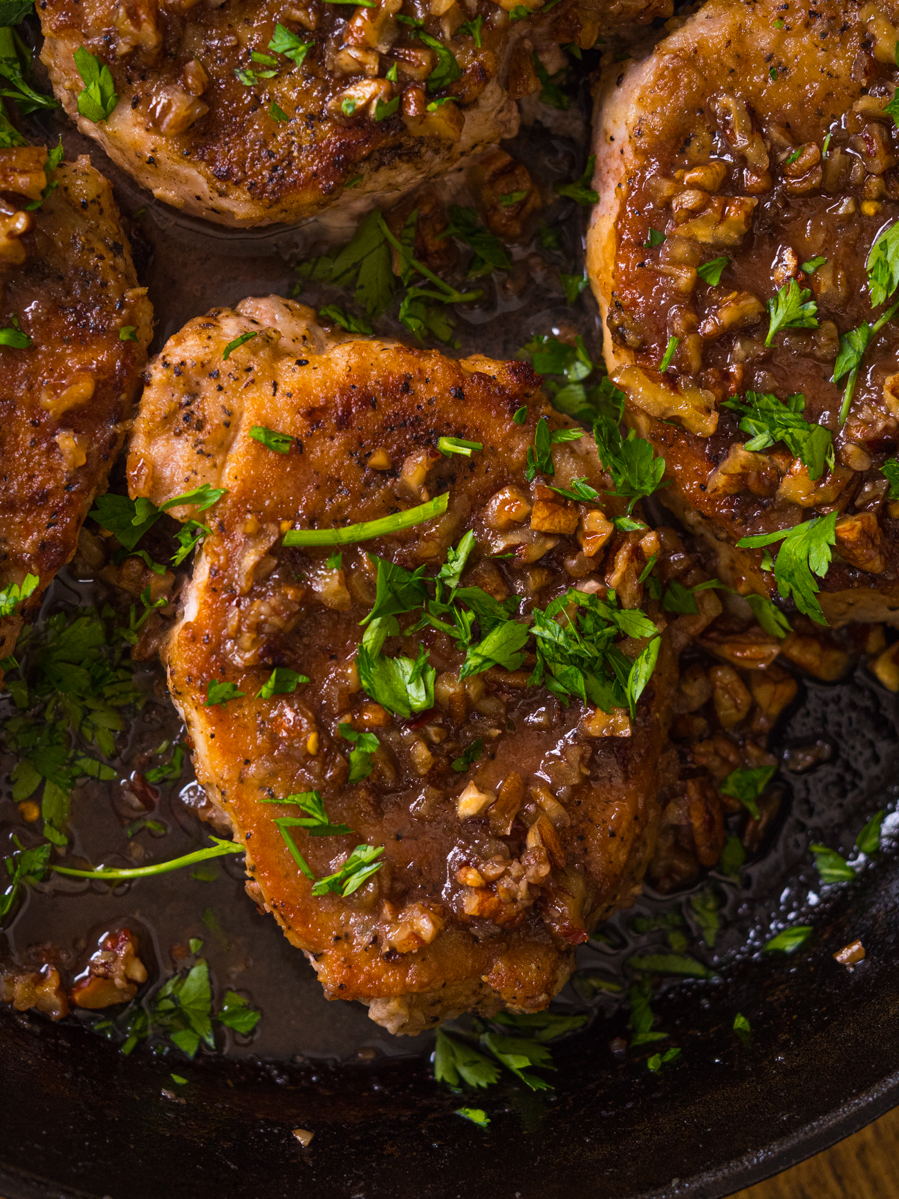 15Minute Honey Pecan Pork Chops Live Play Eat