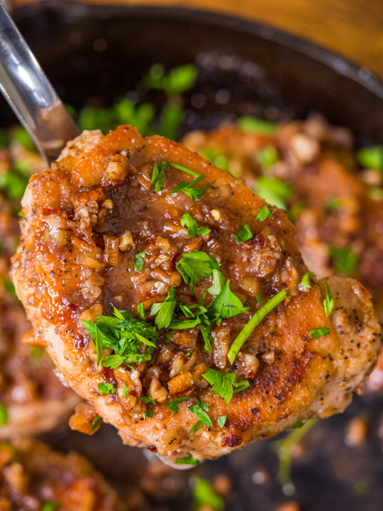 15Minute Honey Pecan Pork Chops Live Play Eat