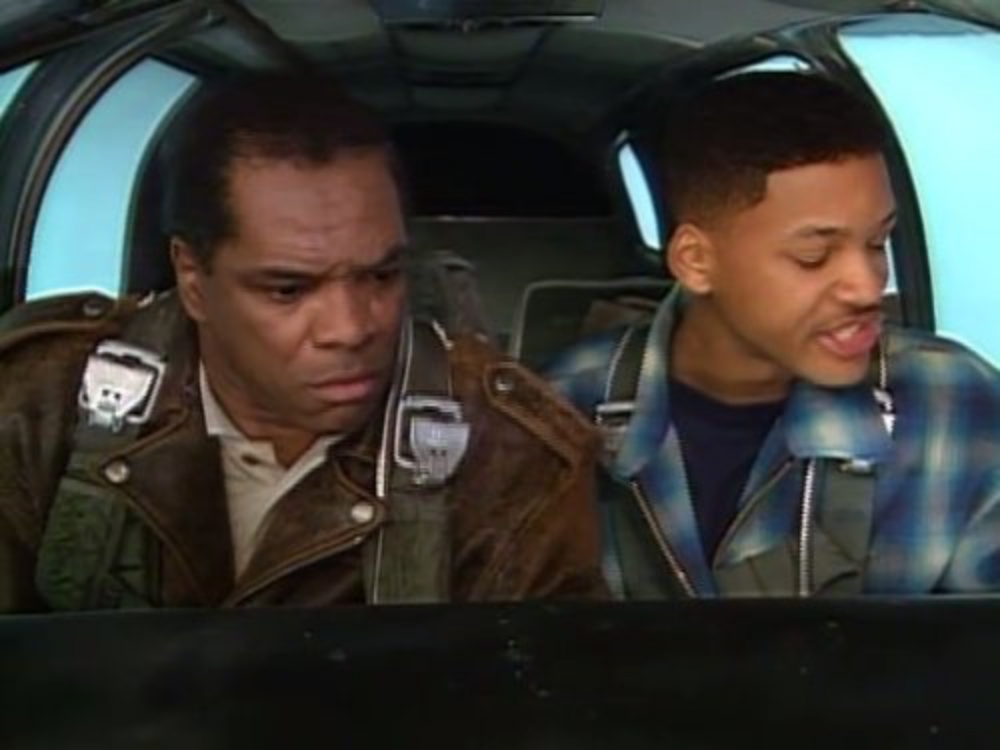 John Witherspoon and Will Smith in Fresh Prince