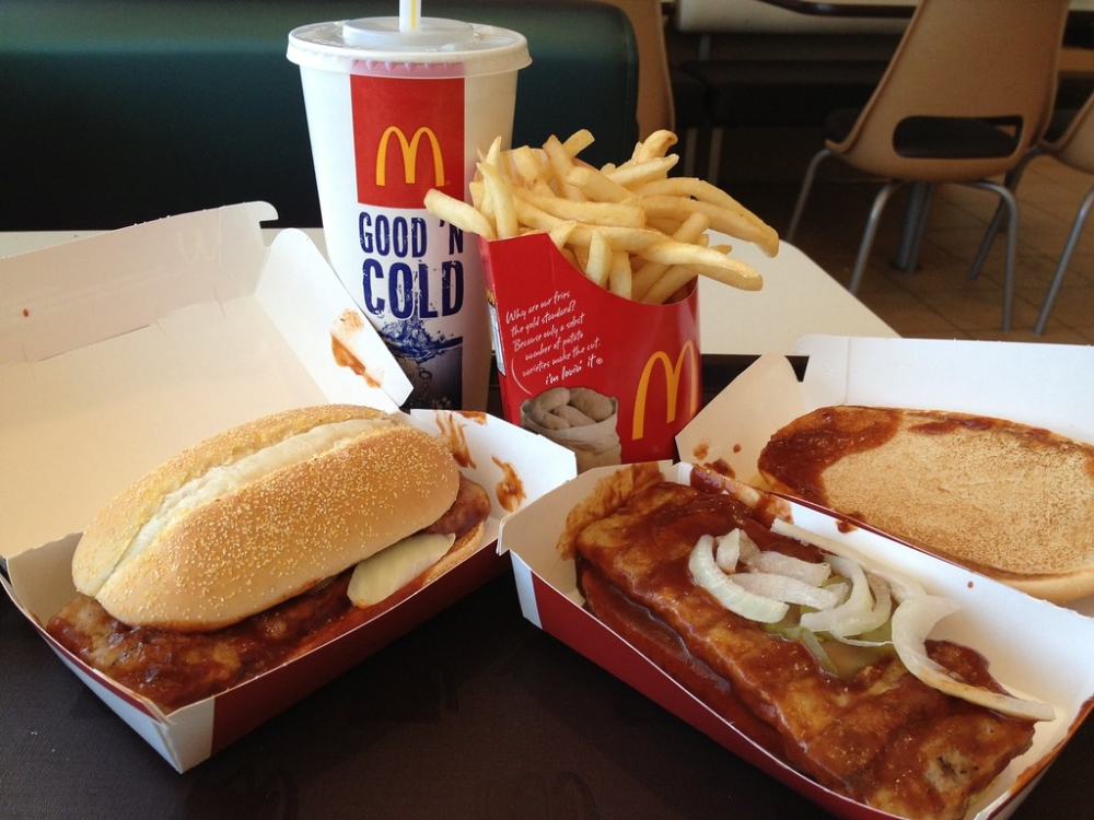 McDonald's McRib sandwiches