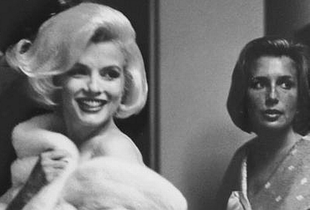 Marilyn Monroe with her publicist, Patricia Newcomb