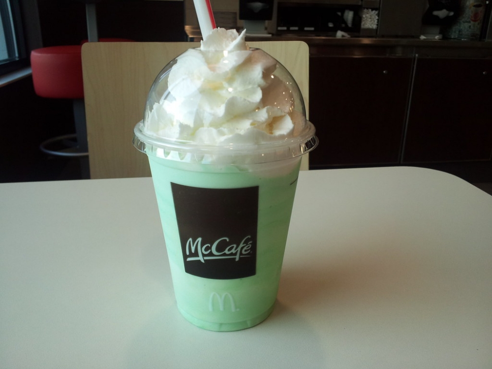 McDonald's shamrock shake