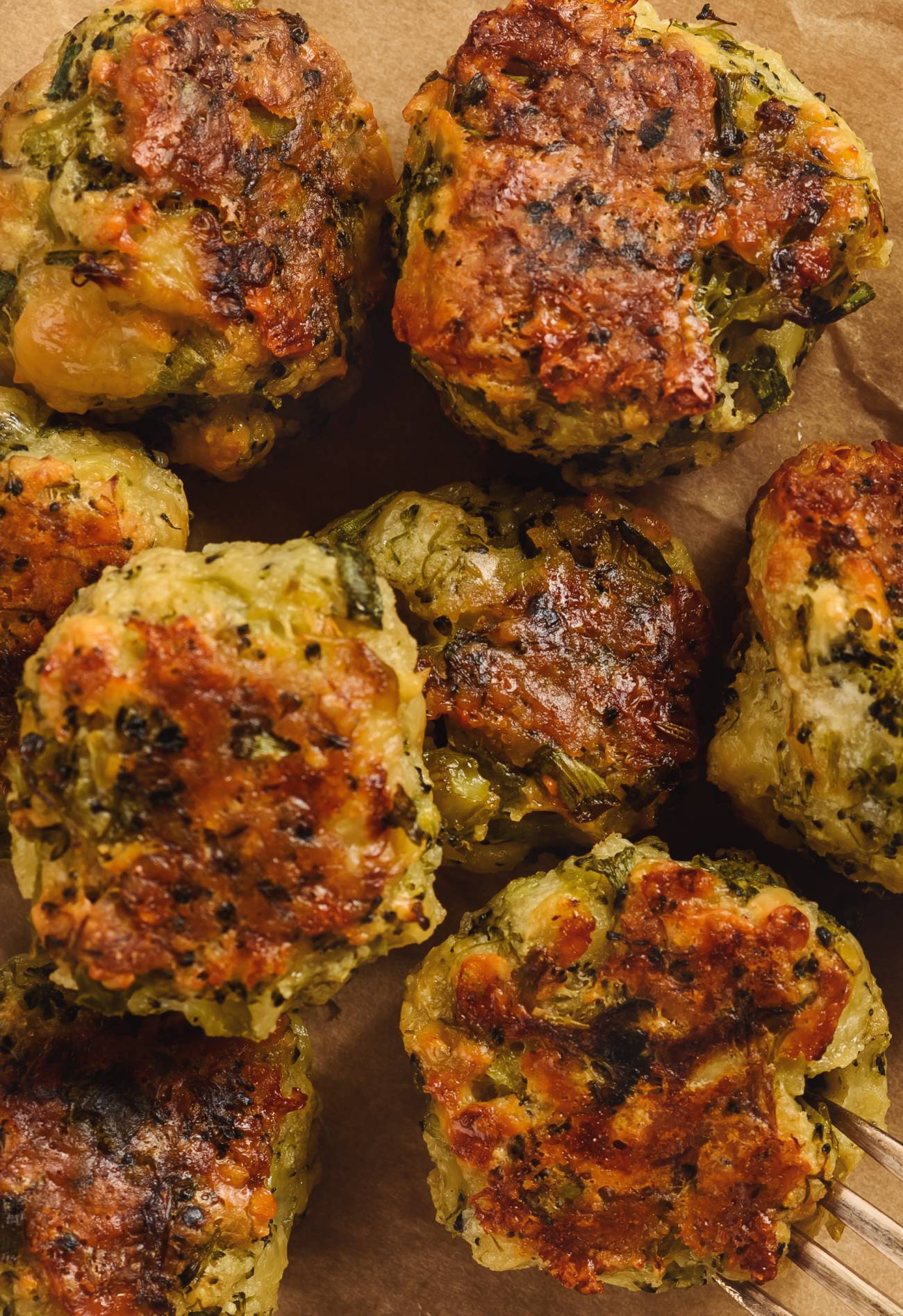 Baked Broccoli Cheese Fritters Live Play Eat