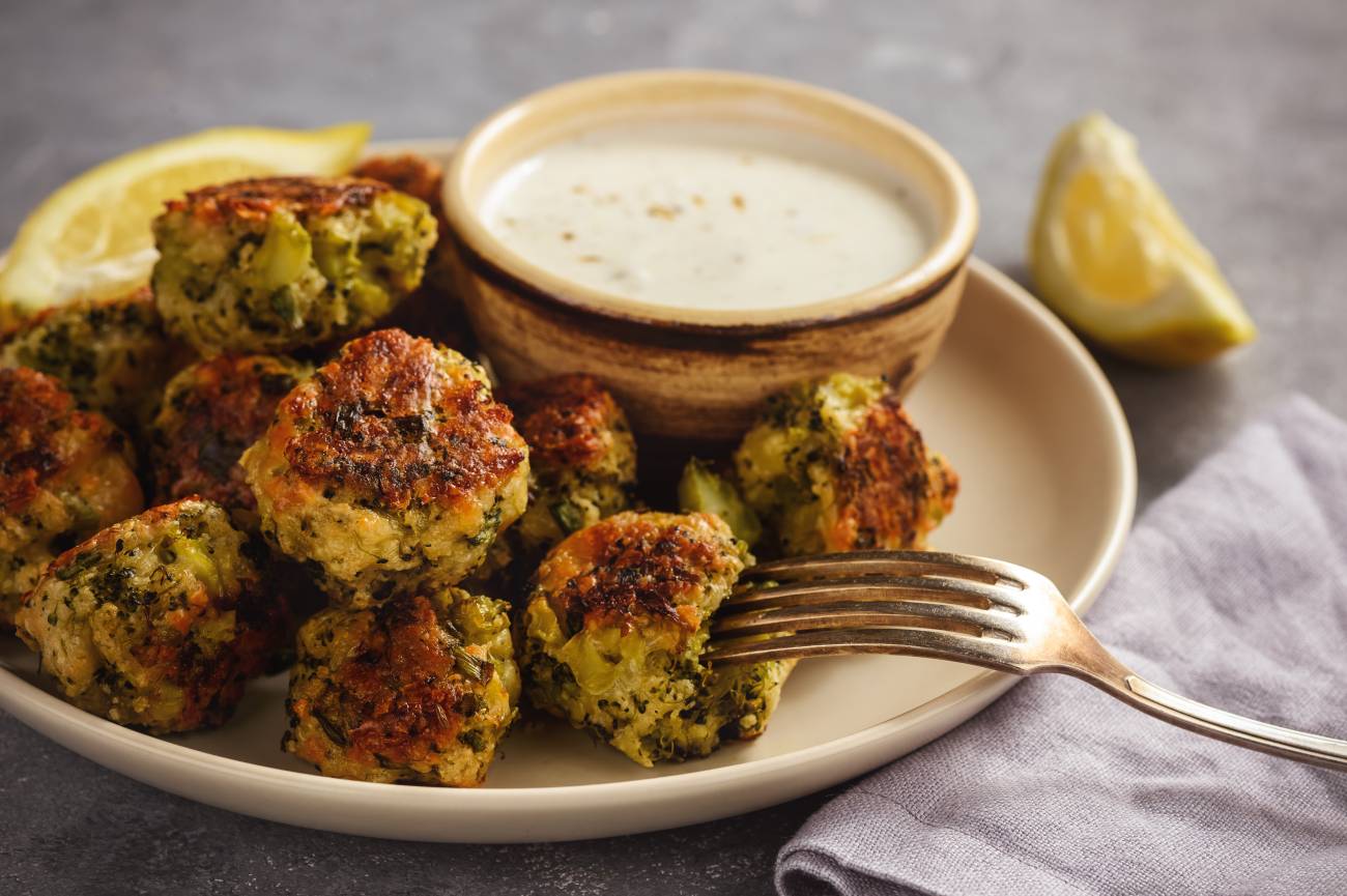 Baked Broccoli Cheese Fritters Live Play Eat