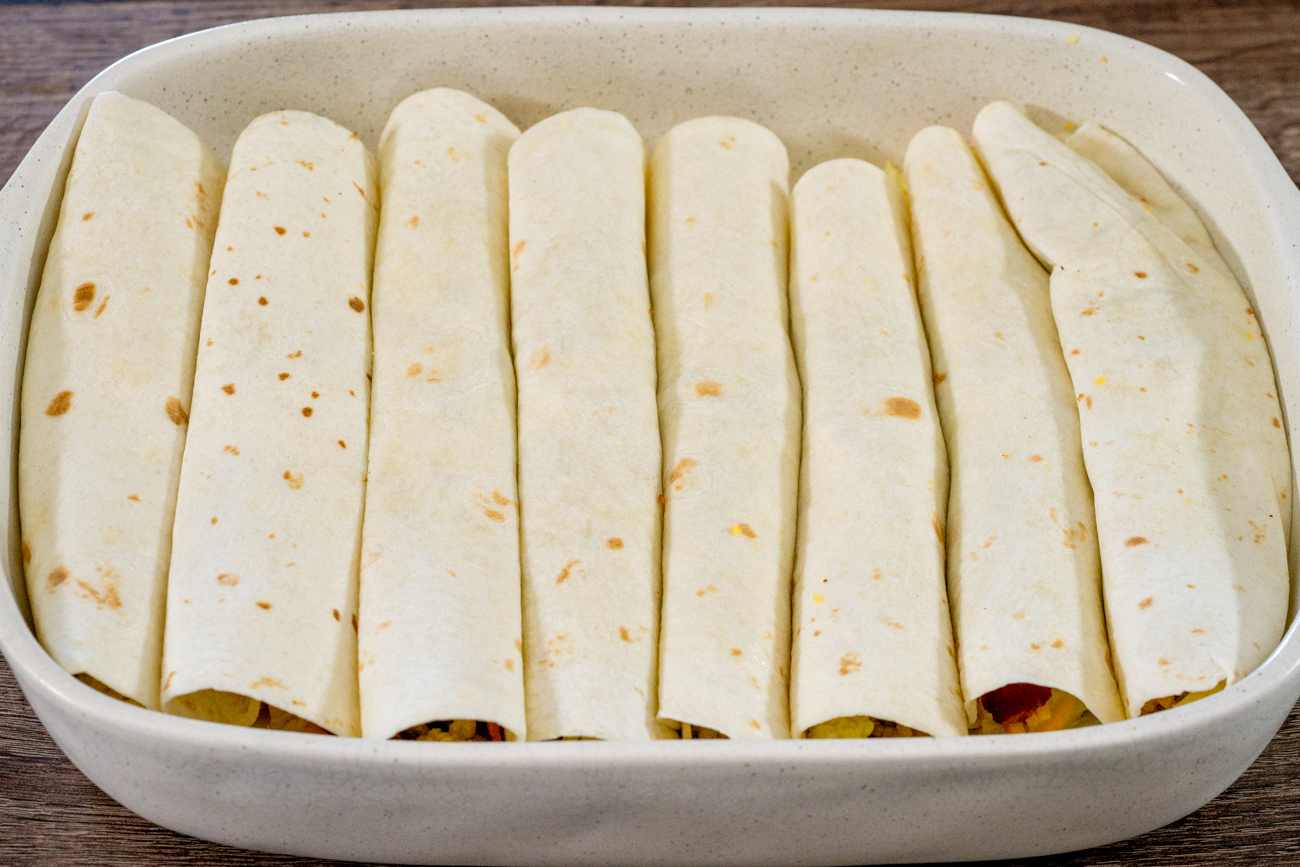 MakeAhead Breakfast Enchiladas Cooking Panda