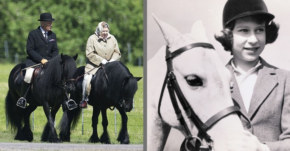 Queen Elizabeth II has always enjoyed horseback riding