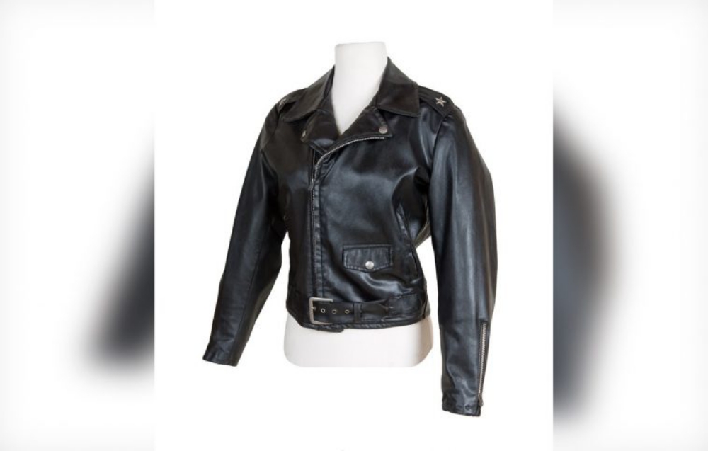 the iconic leather jacket Sandy wore in Grease