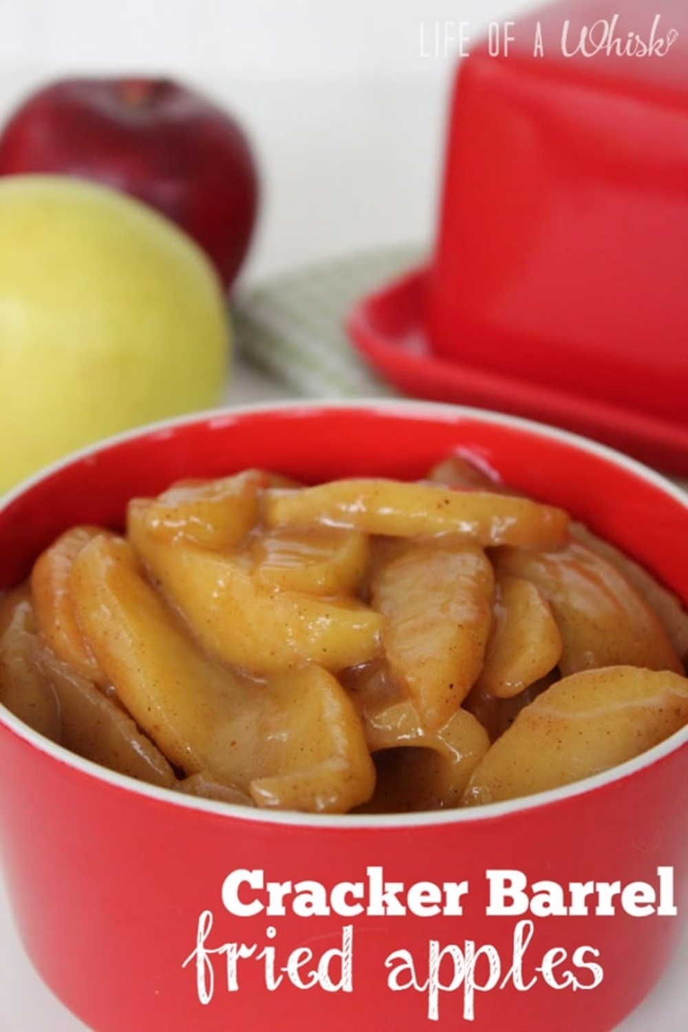 fried apples in a bowl