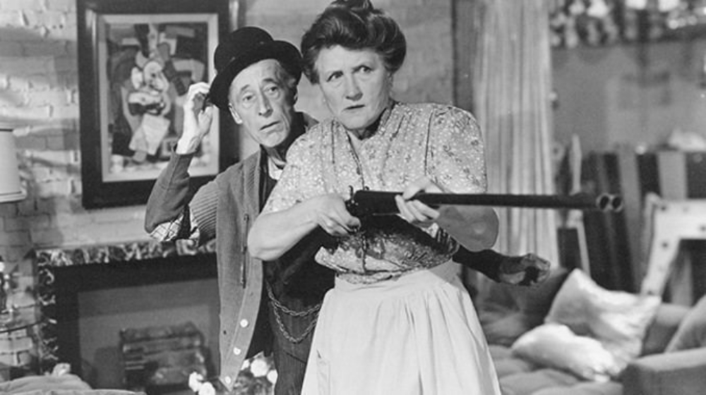 Marjorie Main and Percy Kilbride as Ma and Pa Kettle