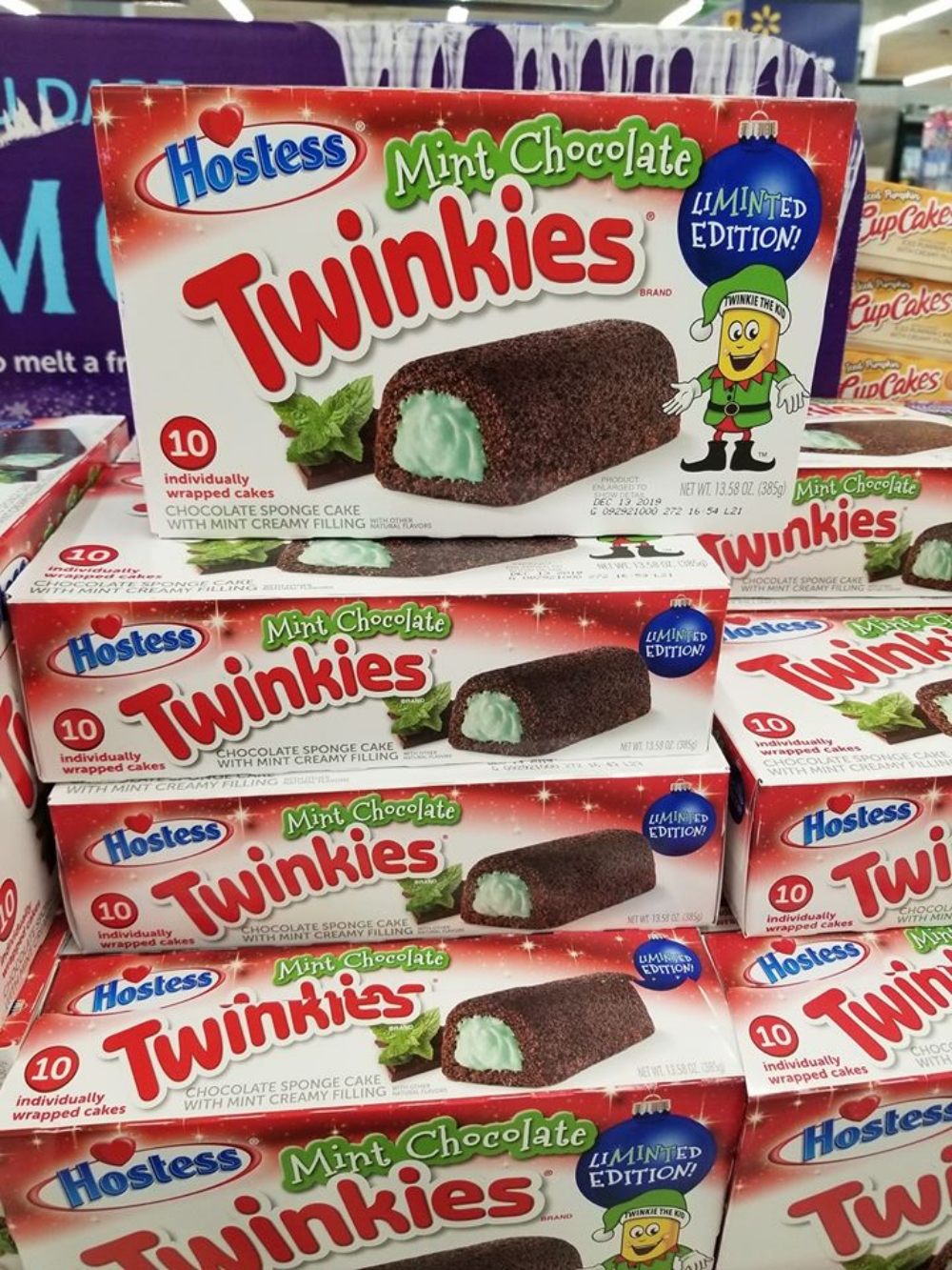 limited edition mint chocolate Twinkies
