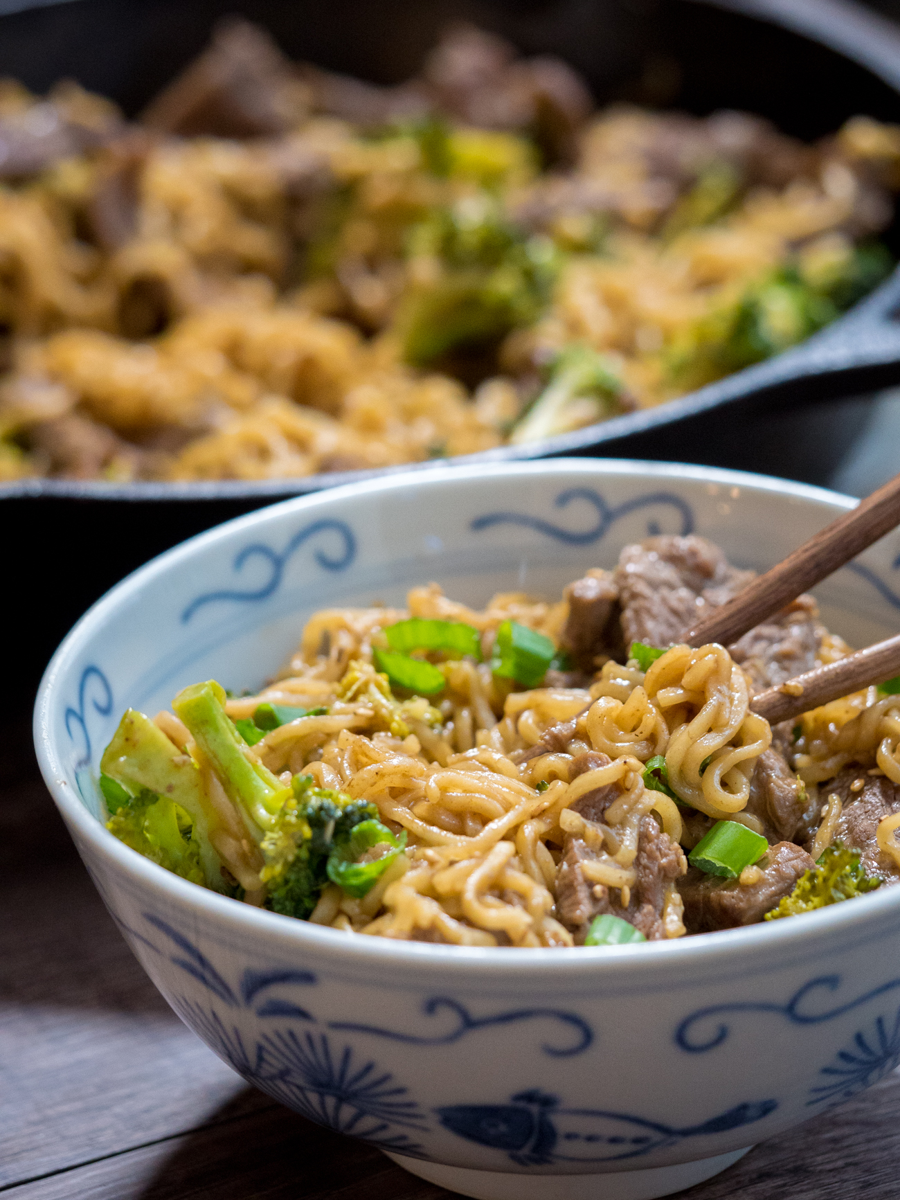 20Minute Beef & Broccoli Ramen Stir Fry Cooking Panda