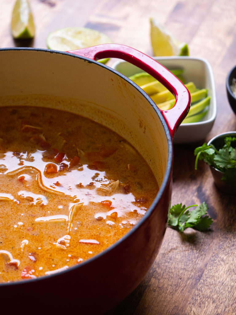 Creamy Chicken Tortilla Soup – Live Play Eat