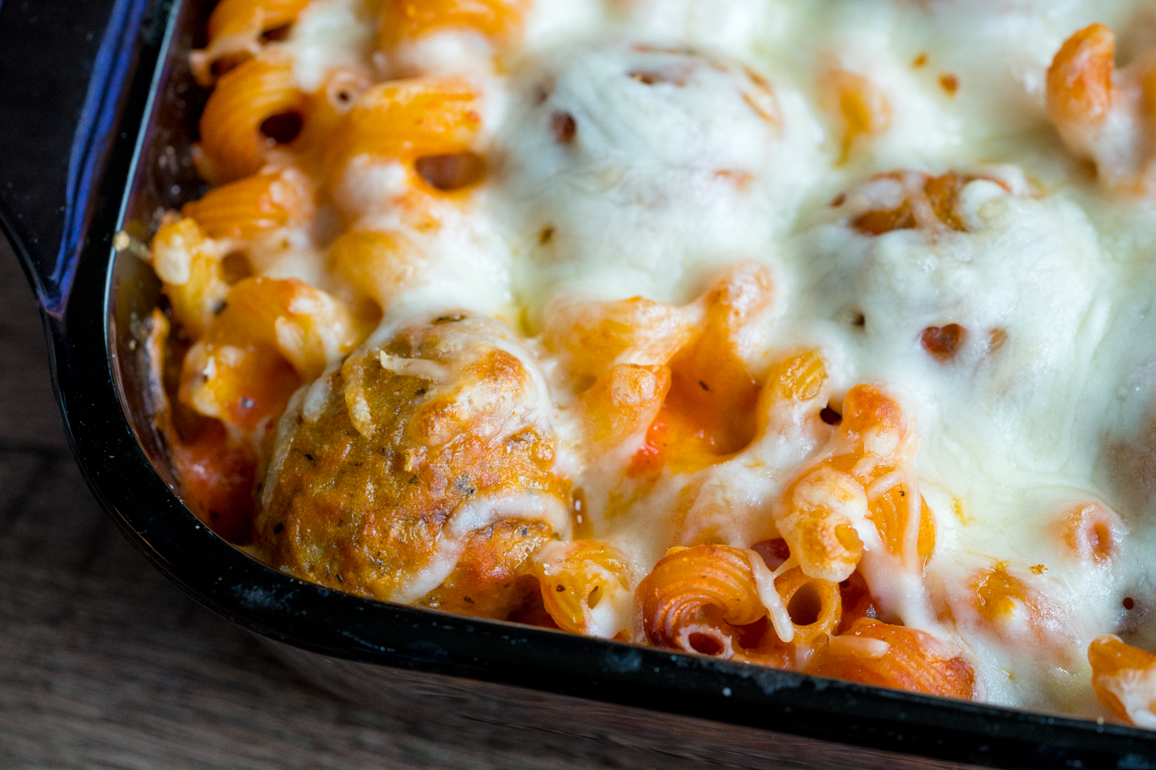 Dump and Bake Meatball Casserole Live Play Eat