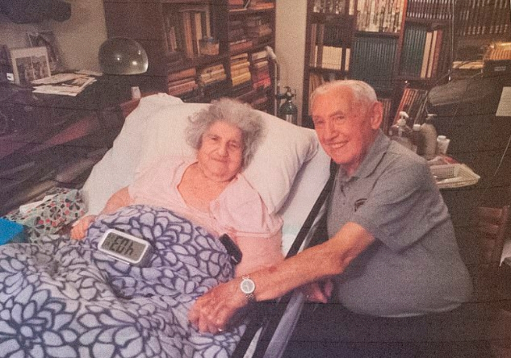 David Wisnia and Zippi were reunited for the first time while she was in a hospital bed
