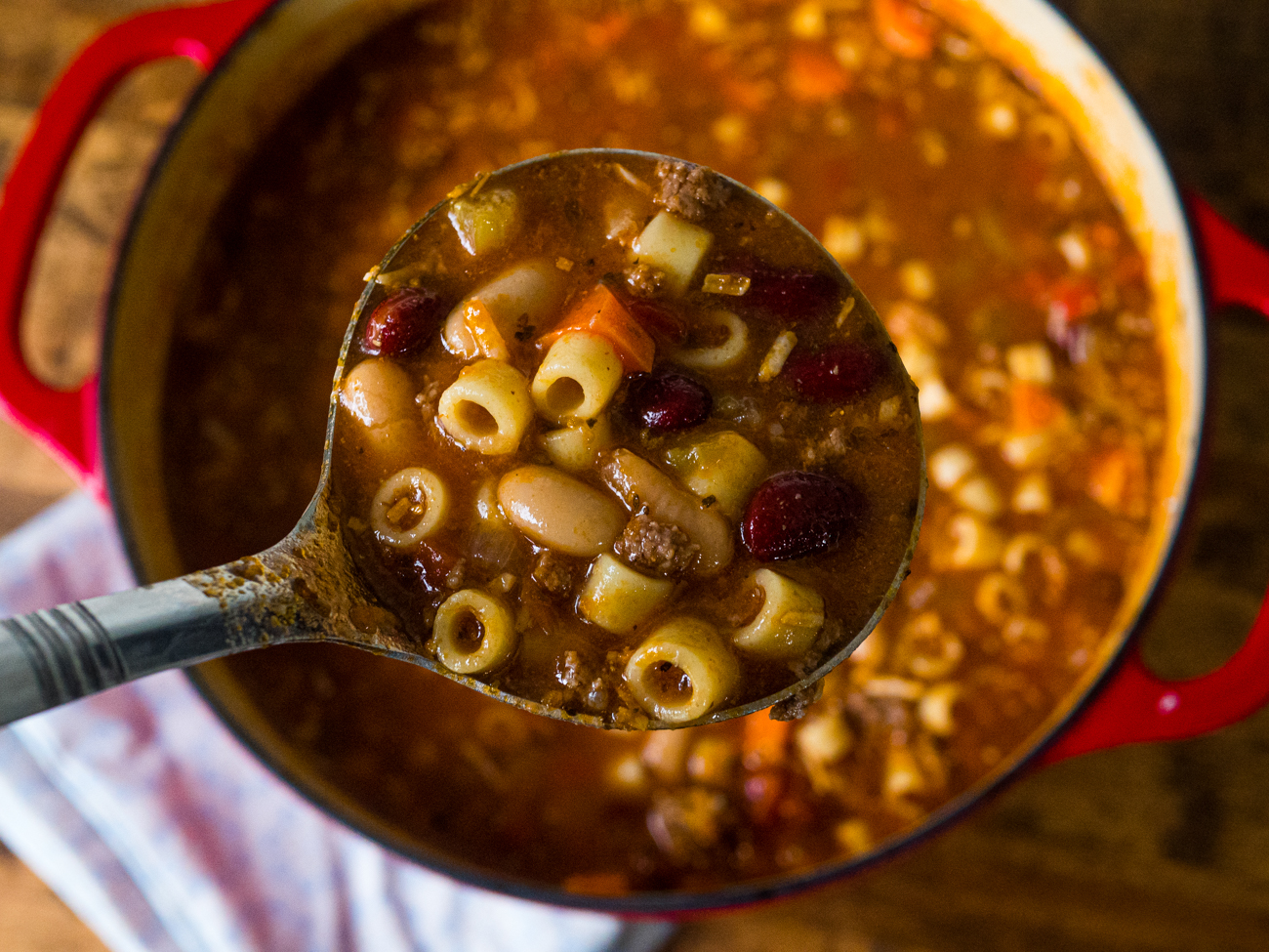 Copycat Olive Garden Pasta e Fagioli Cooking Panda