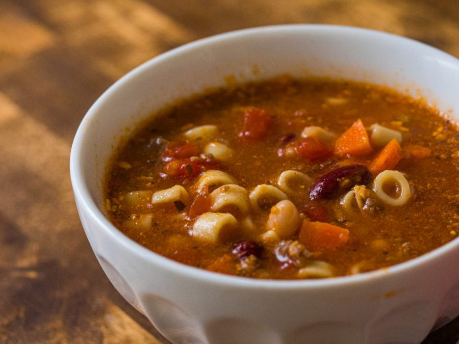 Copycat Olive Garden Pasta e Fagioli Cooking Panda